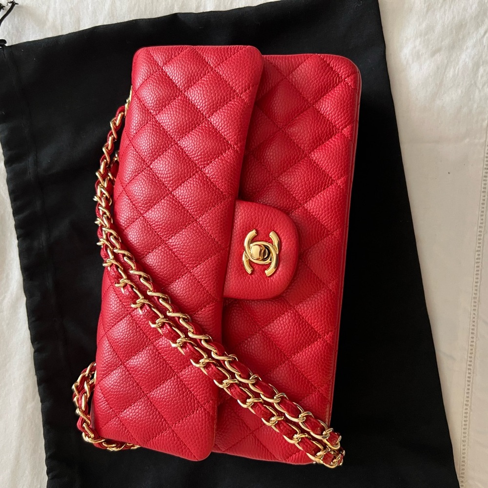 Beautiful leather bag.